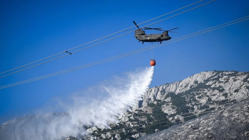 Βίντεο του Sky News για τη φωτιά στον Υμηττό